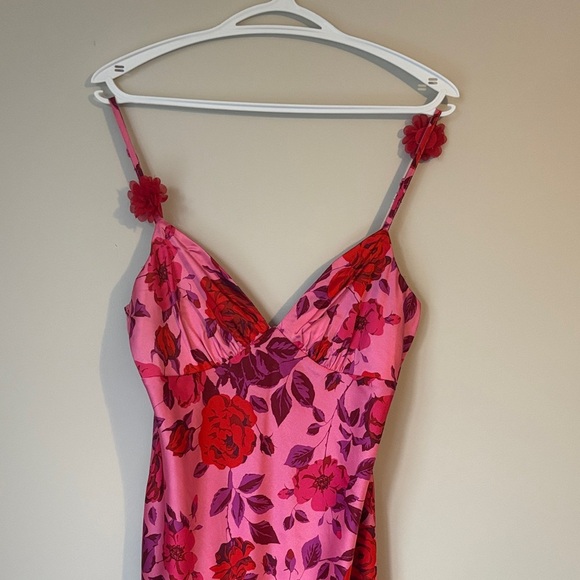 Crystal Sky Floral Pink Maxi Dress size small - Picture 2 of 11